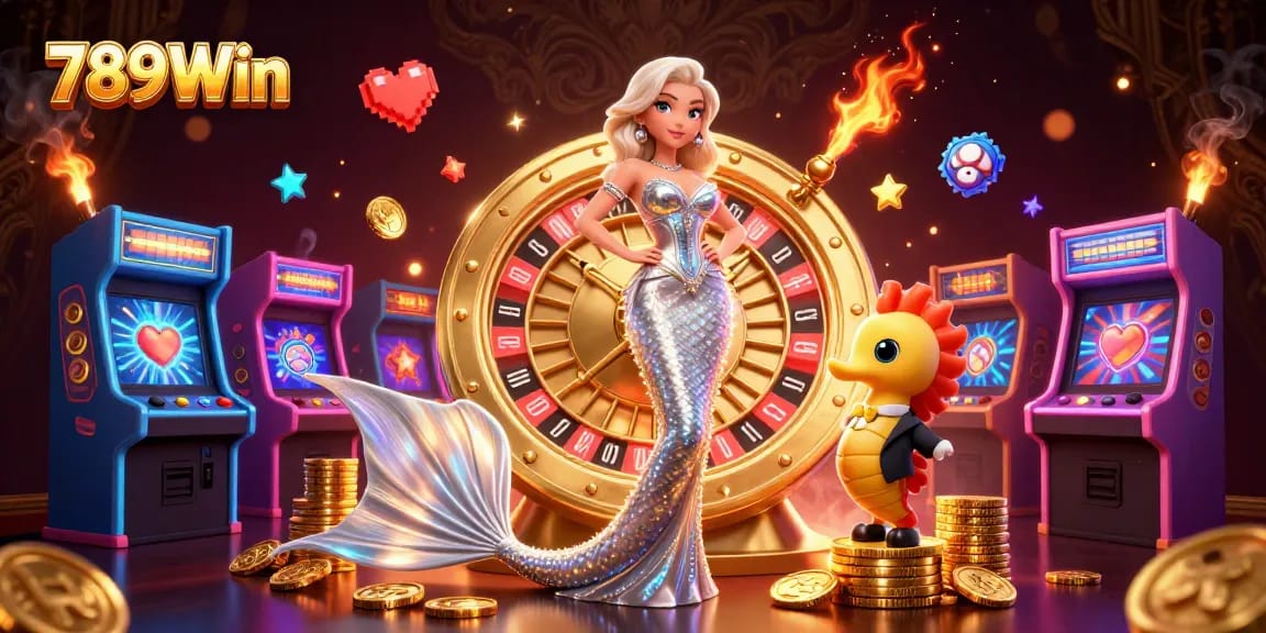 Engage in thrilling gameplay at 789Win Casino with stunning visuals and a dazzling roulette wheel.