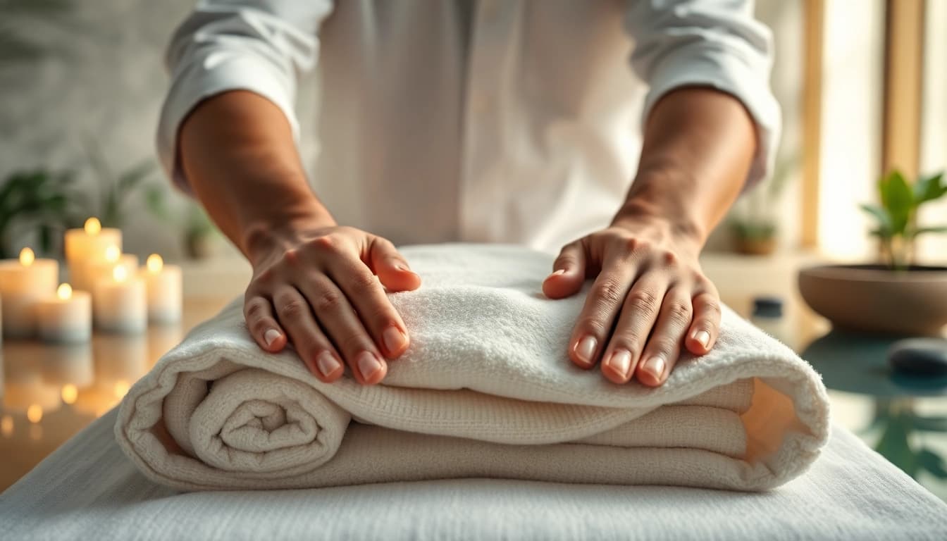Erleben Sie eine professionelle lingam massage in berlin in einem ruhigen Spa-Ambiente mit sanften Ölen.