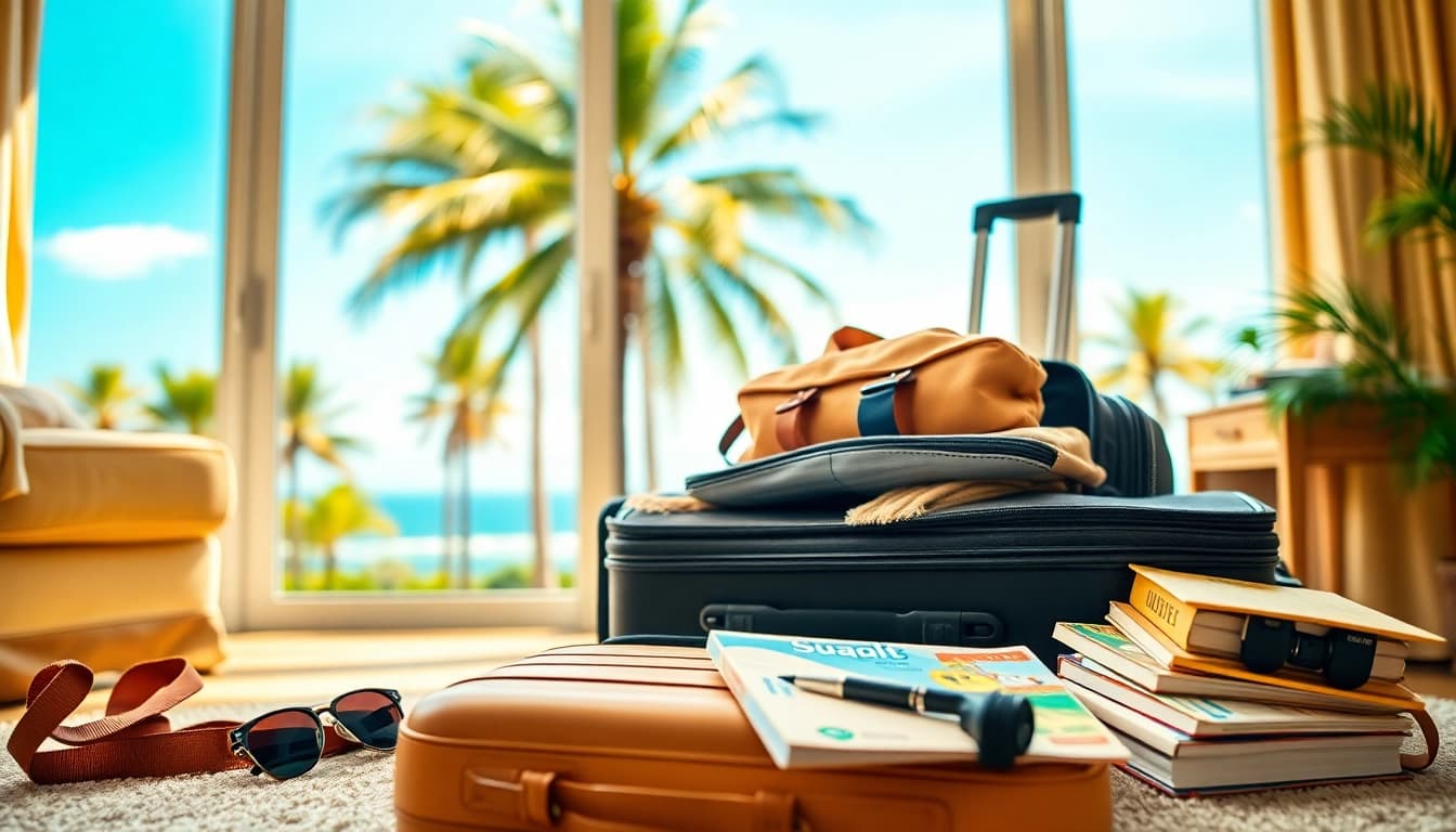 Urlaub Tipps für Packen und Vorbereitungen für einen entspannten Urlaub.