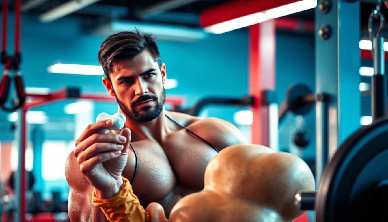 Das Kaufen von trenbolon in einem professionellen Fitnessumfeld mit einem Trainer.