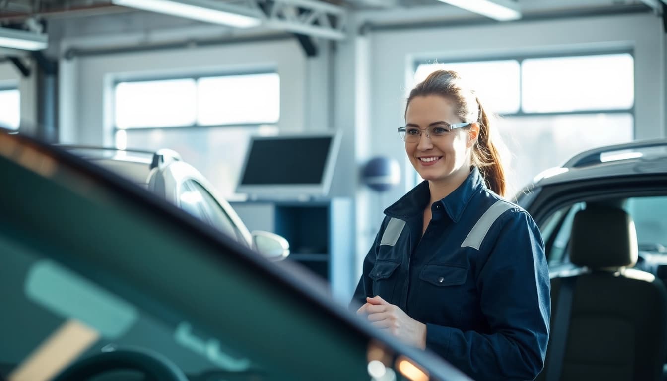 Kfz Gutachter Köln inspiziert professionell ein Fahrzeug für Schadensbewertungen.