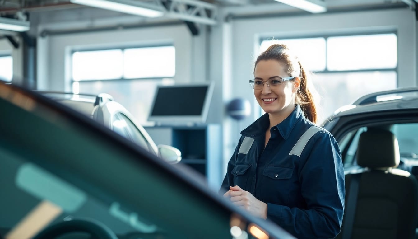 Kfz Gutachter Köln inspiziert professionell ein Fahrzeug für Schadensbewertungen.