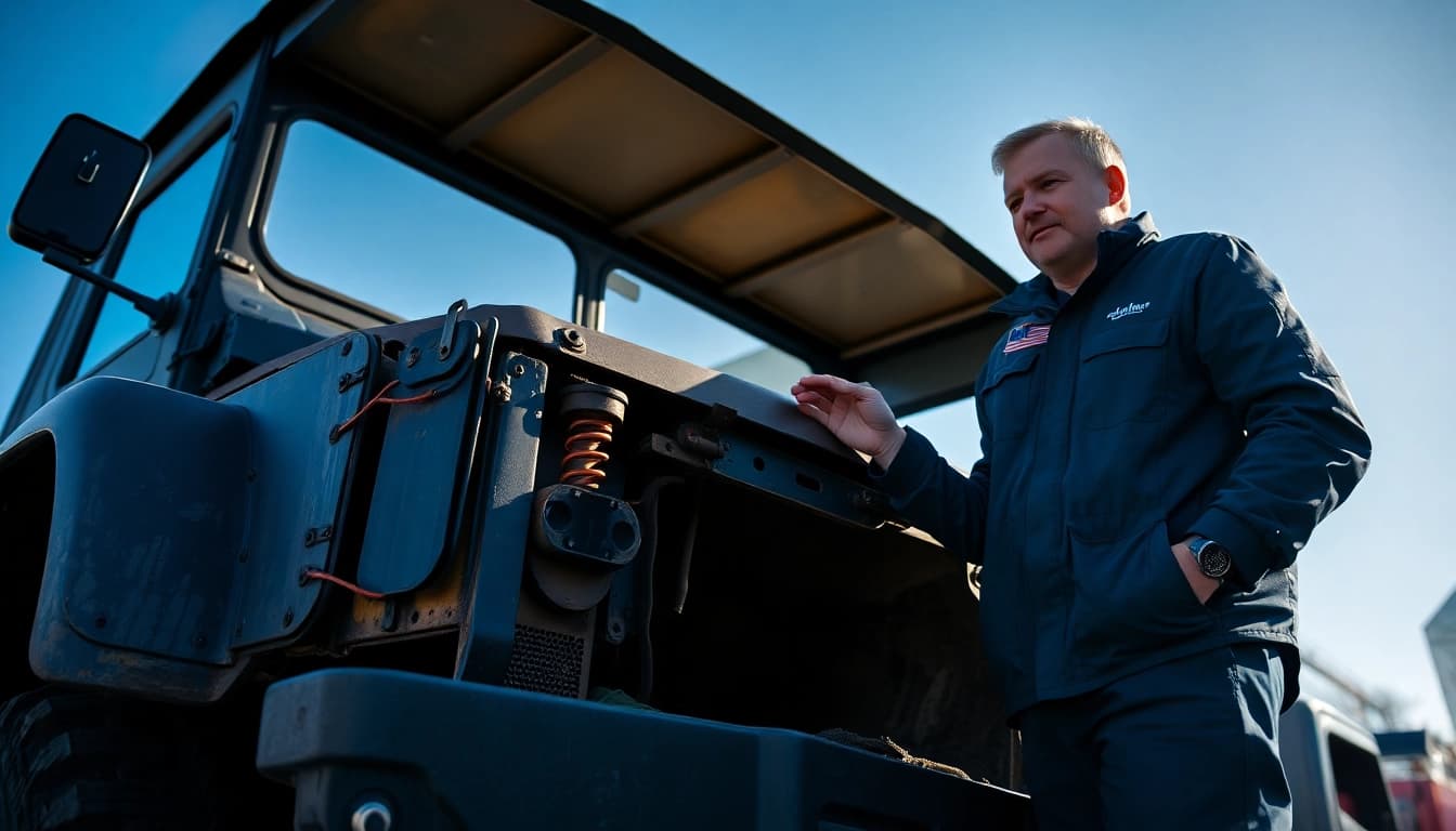 kfz gutachter berlin inspecting a vehicle in a sunny environment, showcasing professionalism and expertise.
