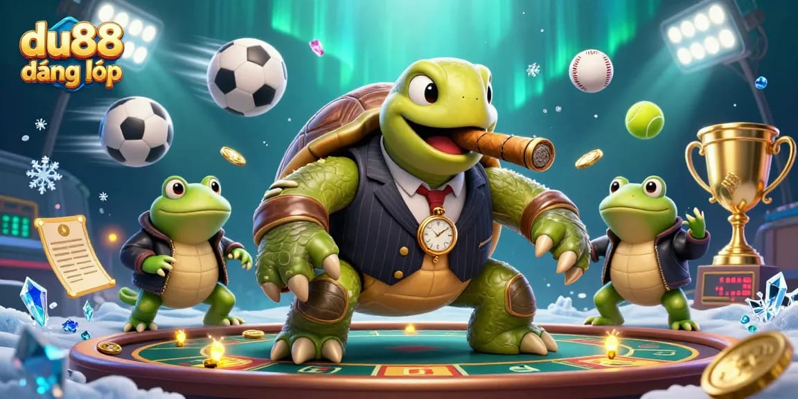 Experience excitement at du88 đăng nhập with a stylized, action-packed casino scene.