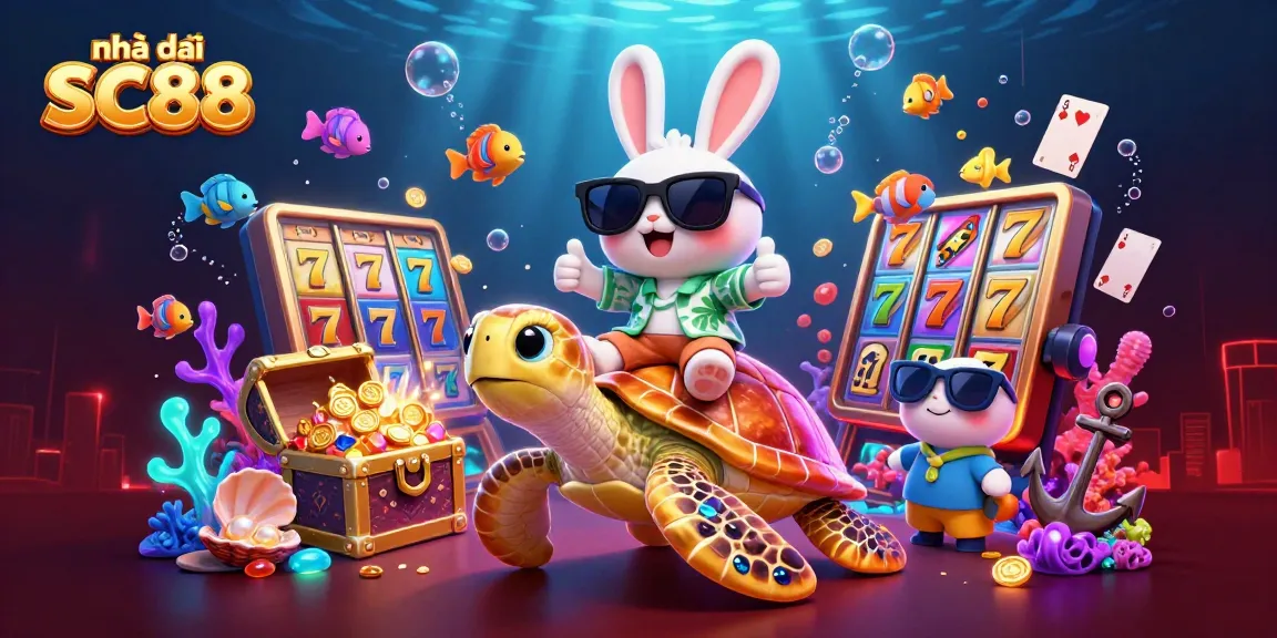 Play and win big at Nhà cái SC88 with our engaging casino-themed illustration.