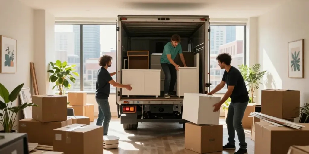 Professionelle Wohnungsauflösung in Berlin Hellersdorf, Möbel werden sicher verpackt und transportiert