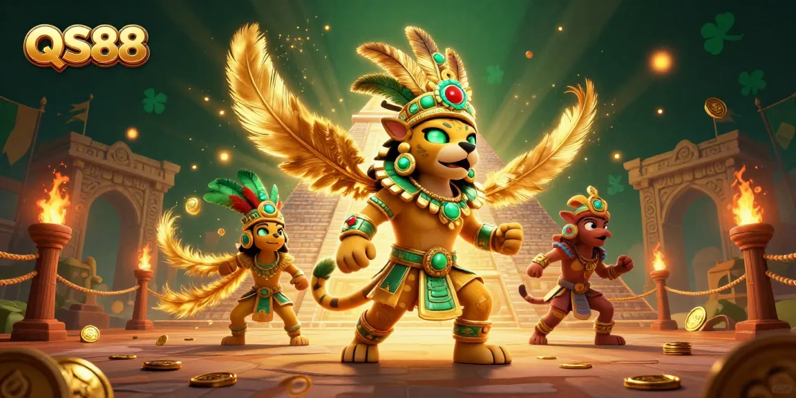 Experience the excitement of QS88 gaming with vibrant visuals and dynamic casino elements.