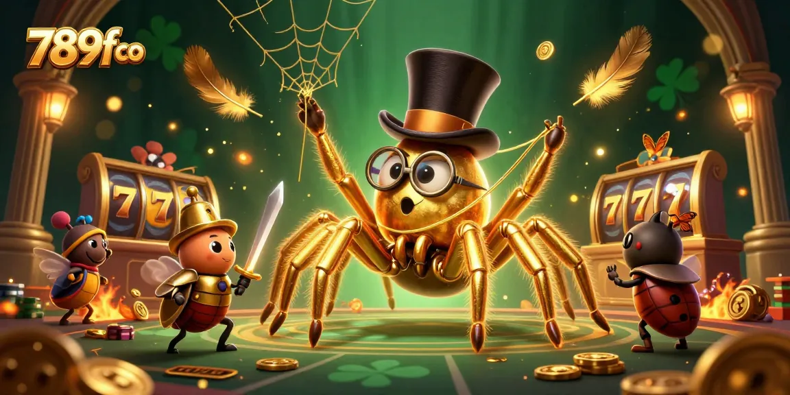 Experience thrilling gaming at 789f co, with a vibrant 3D scene featuring dynamic casino elements.
