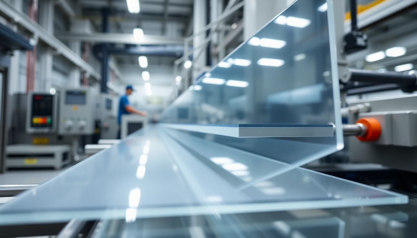 Polymethylmethacrylat im Spritzguss illustrating the precision of acrylic molding machinery.