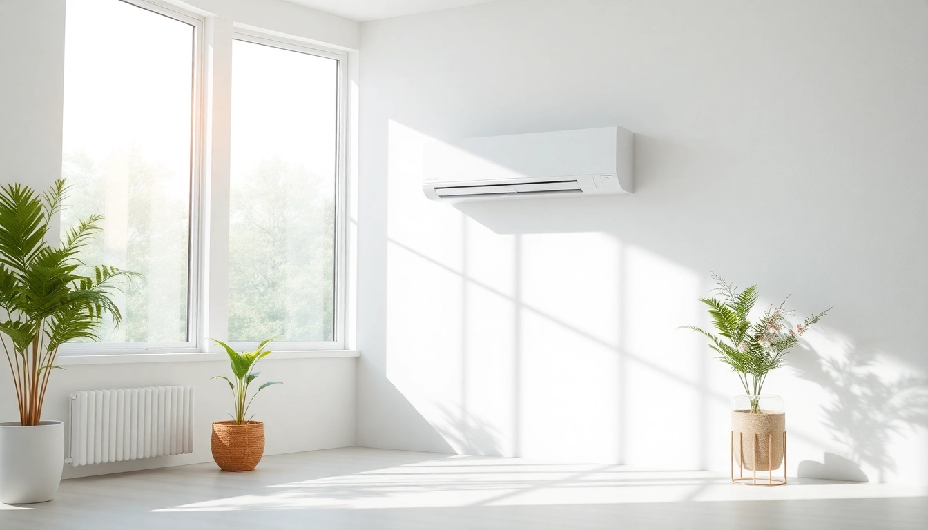 Stylish split Klimaanlagen enhance indoor comfort with efficient cooling and heating capabilities.