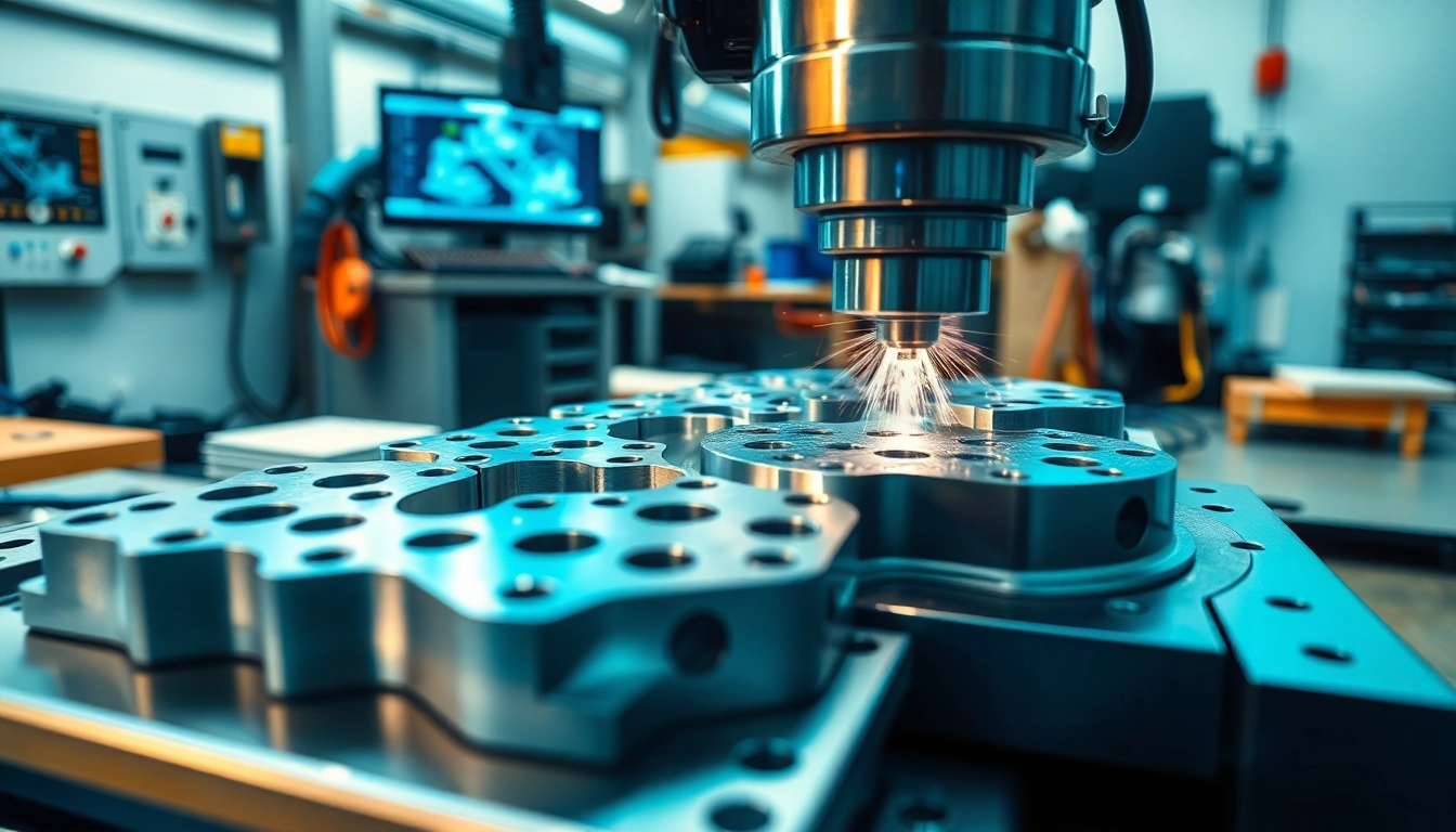 cnc prototyp fertigung bei präziser Bearbeitung von Metallteilen in einer modernen Werkstatt