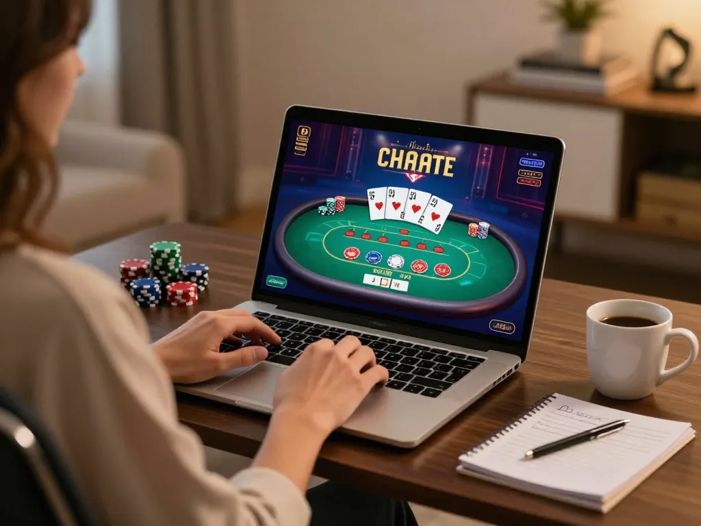 Engaged player enjoying online gaming on the Trang chủ GG88 platform with a focused expression