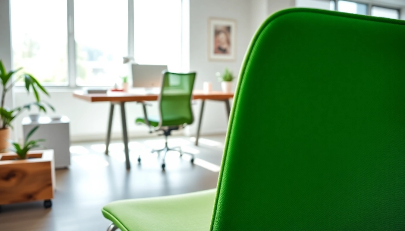Refurbished Vitra chair in a modern workspace, showcasing comfort and style.