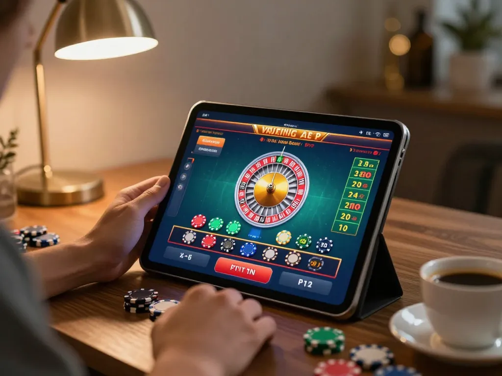 Engaging online gambling scene showcasing a roulette table interface, highlighting qq88 là gì in strategy-driven gameplay.