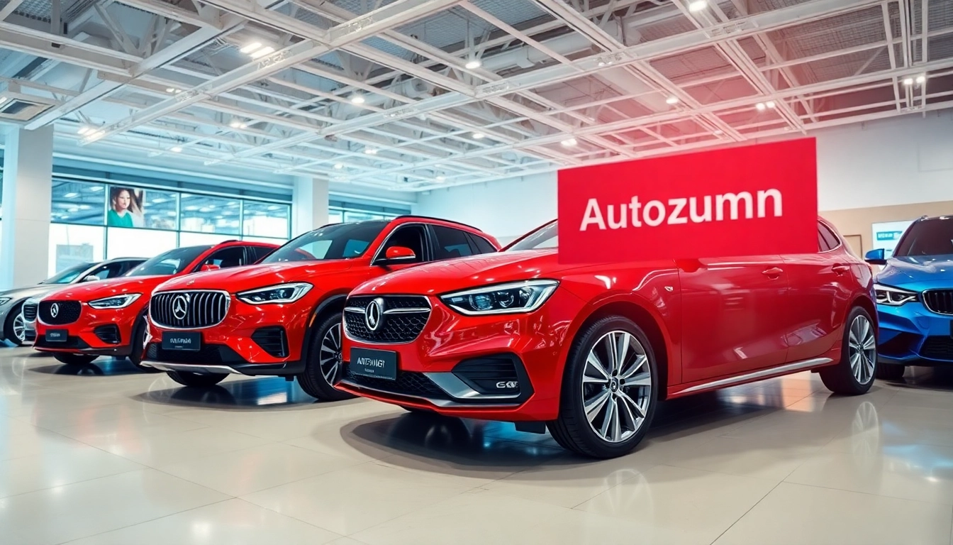 Auto kaufen in einem modernen Autohaus mit hochwertigen Fahrzeugen und einem einladenden Ambiente.