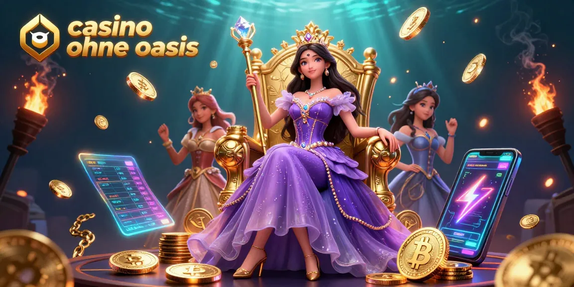 Engage in rich gameplay at casino ohne oasis with vibrant visuals and crypto elements.