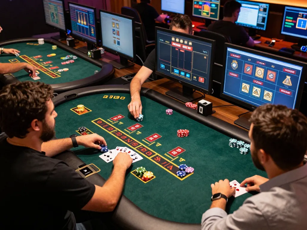 Engaging players utilizing LLWIN Function during online blackjack to enhance betting strategies.