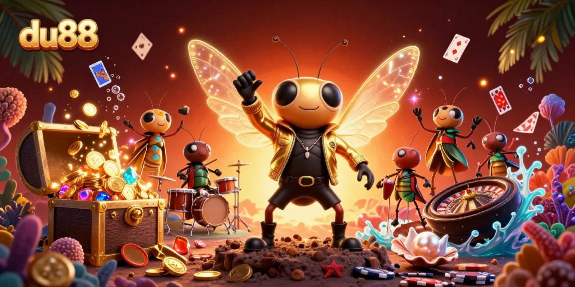 Experience excitement with du88 as vibrant cartoon characters bring the casino to life!