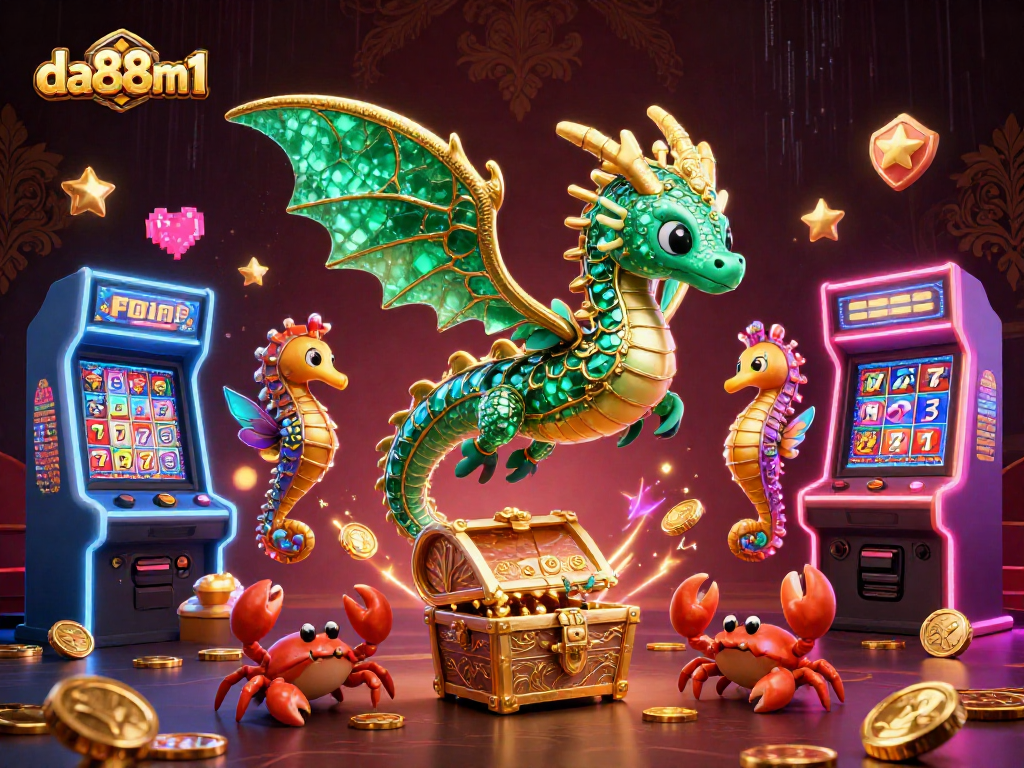 Experience thrilling slots with da88m1, featuring captivating sea dragon and jackpot treasures.