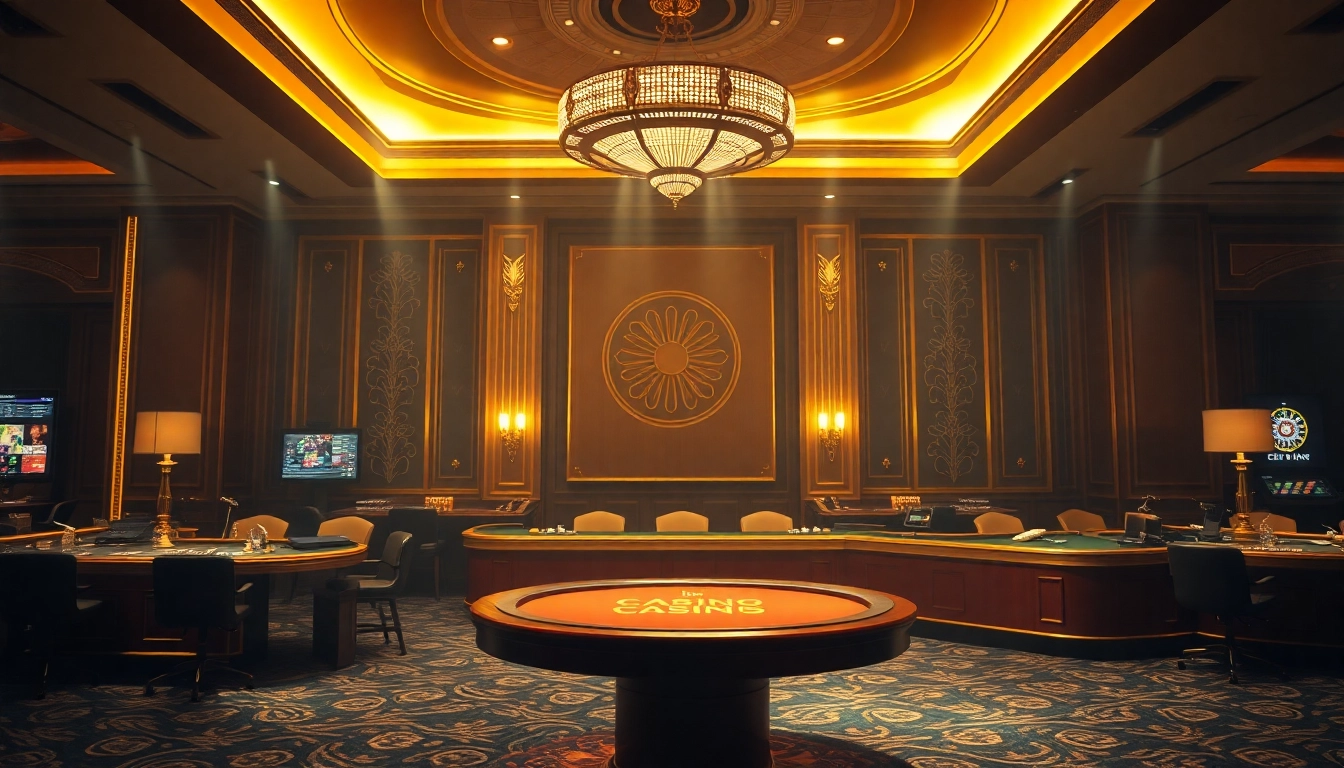 Erleben Sie das aufregende Gefühl von casino online mit opulenten Spieltischen und verführerischen Lichtern.