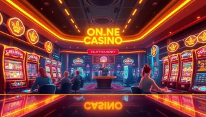 Experience the excitement of real money gaming in a vibrant online casino environment, highlighting thrilling gameplay and cash rewards.