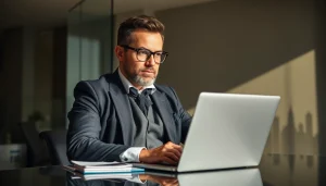 Professioneller Headhunter Nürnberg bei der Arbeit, konzentriert auf die Rekrutierung.