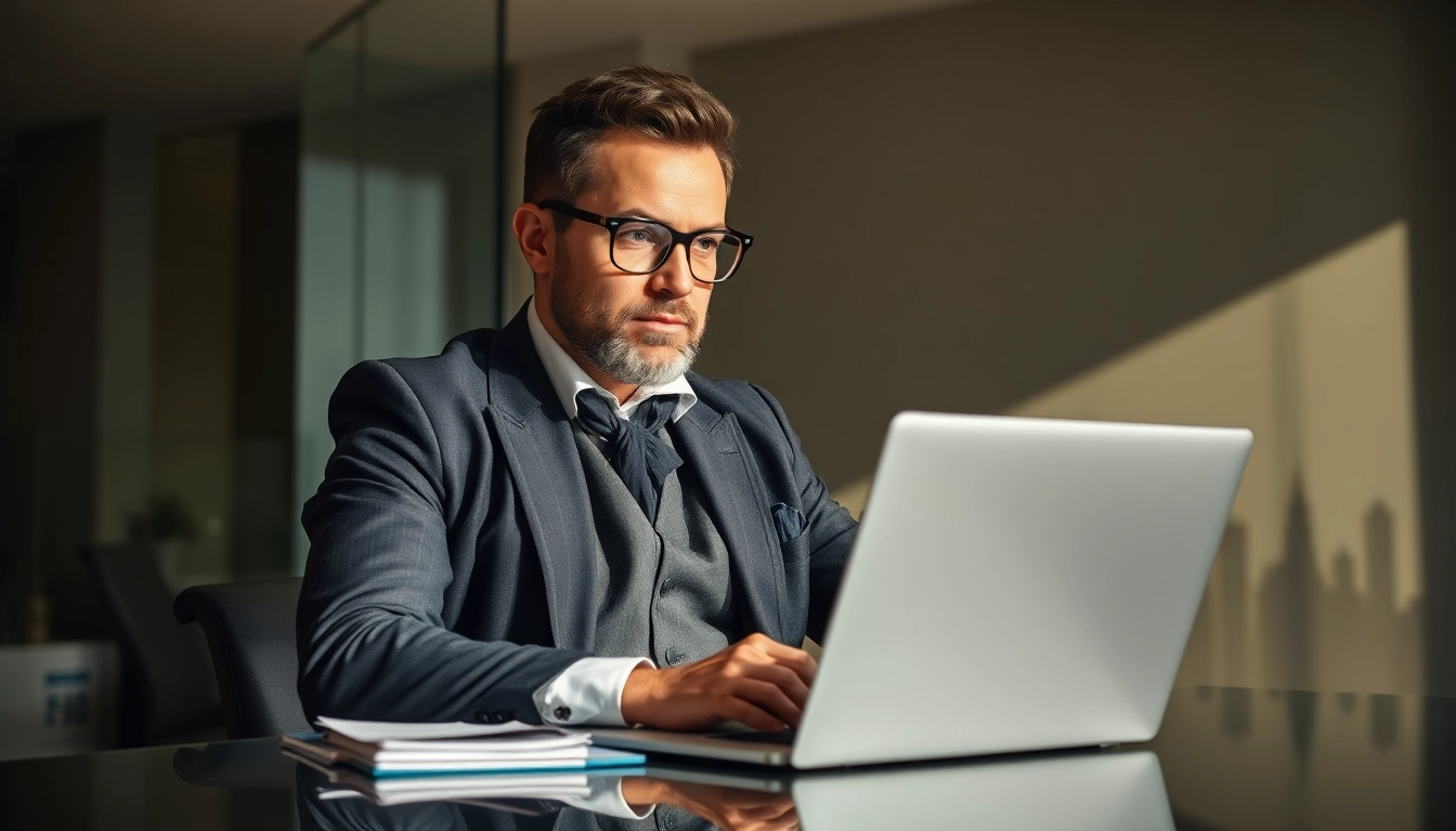 Professioneller Headhunter Nürnberg bei der Arbeit, konzentriert auf die Rekrutierung.