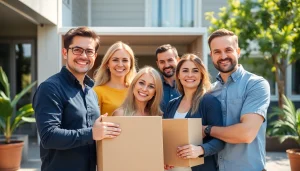 Umzugsunternehmen Wuppertal - professionelles Team packt Umzugskartons in Wermelskirchen.