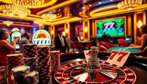 Feeling the excitement at 777g's luxurious casino with vibrant roulette and poker gameplay.