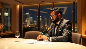 Headhunter Gastronomie führt professionelles Gespräch im Büro.