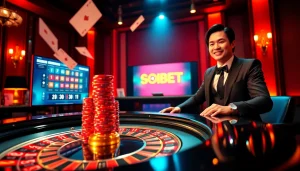 Engage in thrilling gaming experiences with ทางเข้า soibet ล่าสุด at a luxurious online casino setting.