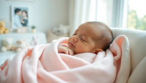 Neugeborenen Babyshooting zeigt ein schlafendes Baby in sanften Farben und ruhiger Umgebung.