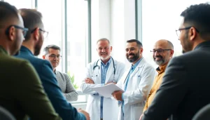 Männergesundheit Tipps für gesunde Lebensgewohnheiten in einer professionellen Beratungssituation.