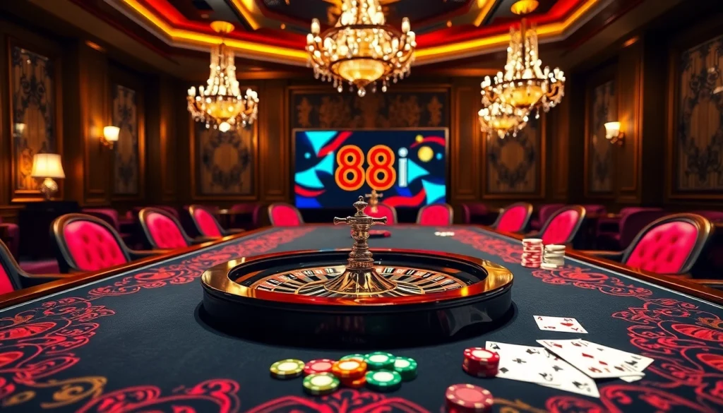 Experience the excitement of gambling and 88i đăng nhập at a vibrant casino table.