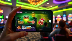 Tải App Da88 to explore exciting gaming experiences with modern mobile interface showcasing popular slot games.