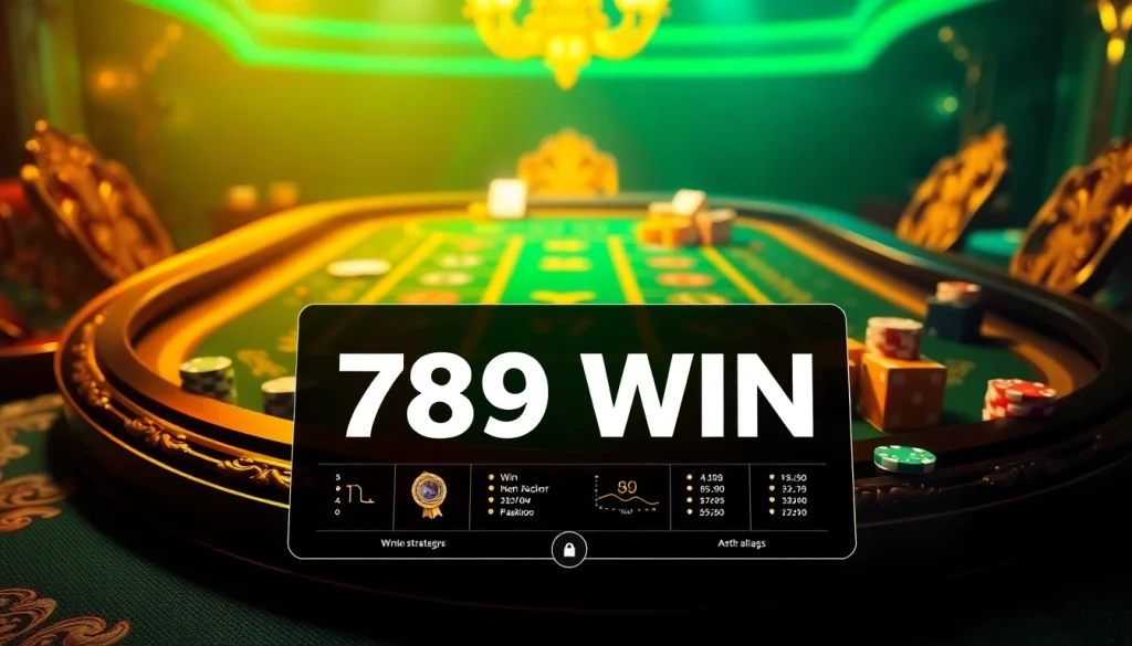 Experience the thrill at 789 win's virtual casino with vibrant gaming elements and strategies.