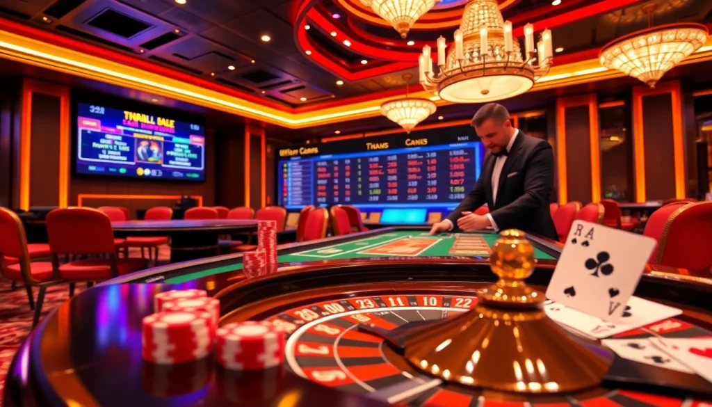 Engaging live casino experience at https://nk88s.com/live-casino-nk88/ with vibrant dealer game setup and luxury ambiance.