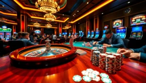 Experience the excitement at qh88 with vibrant casino tables and immersive gambling action.