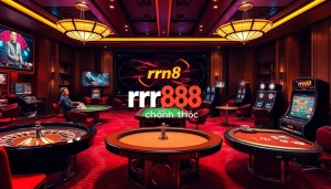 Experience the thrill of gaming at rr88 chính thức, featuring vibrant online casino elements.