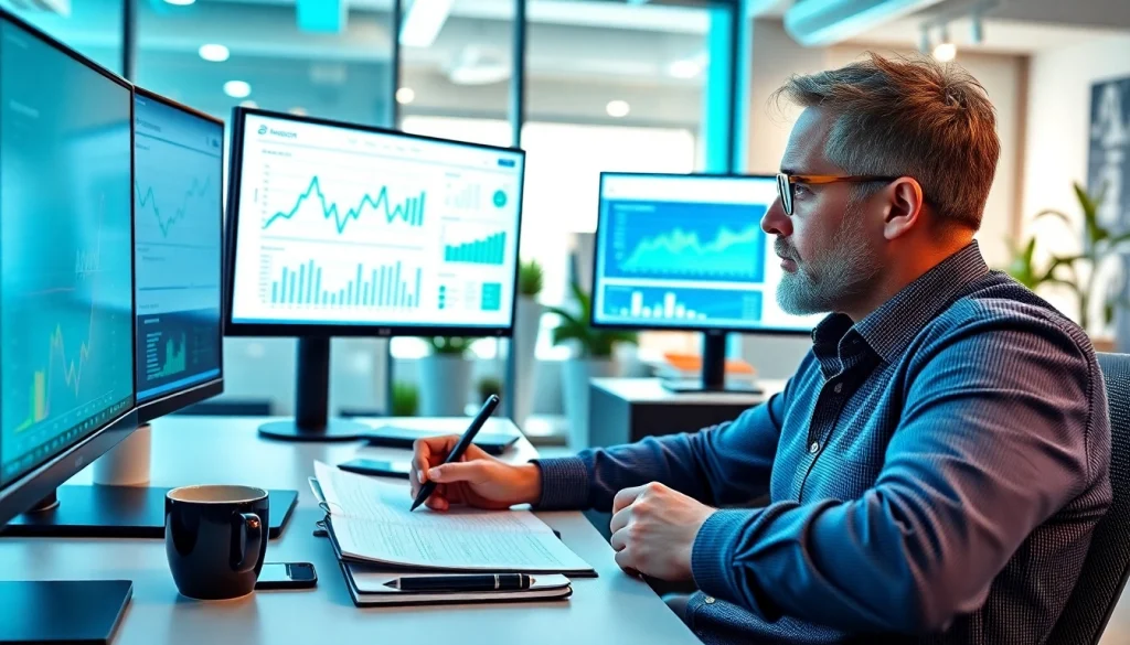 Ansätze zur amazon ranking optimierung analysieren, professionelle Atmosphäre mit digitalen Statistiken.