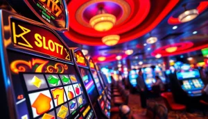 Slot77 menampilkan mesin slot hebat di lingkungan kasino yang mengasyikkan.