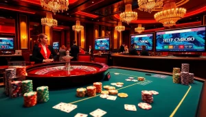 Experience the vibrant excitement of gambling at https://cm888.mobi/ with roulette and poker chips.