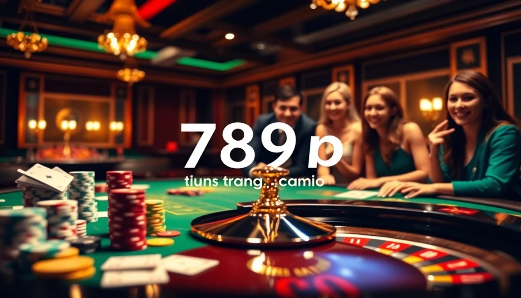 Experience thrilling online gaming on 789p trang chủ with vibrant casino visuals and engaging gameplay.