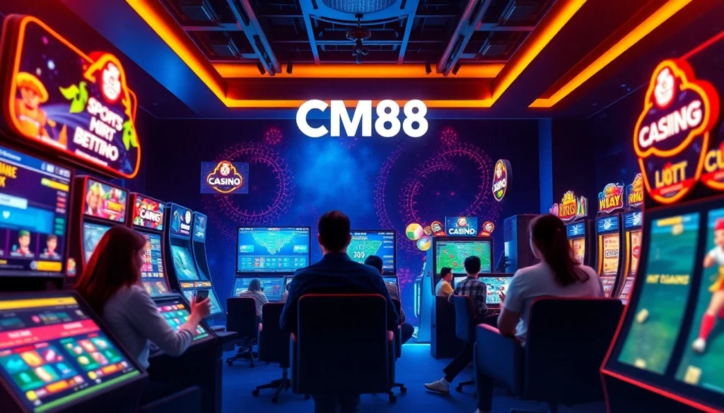 CM88 online gambling experience featuring diverse games and secure transactions.