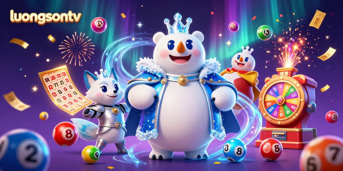 Experience the thrill of luongsontv with vibrant lottery elements in a dazzling 3D celebration